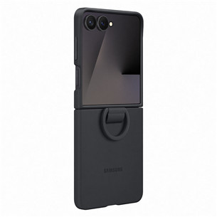 Samsung Silicone case, Galaxy Flip7, black - Case