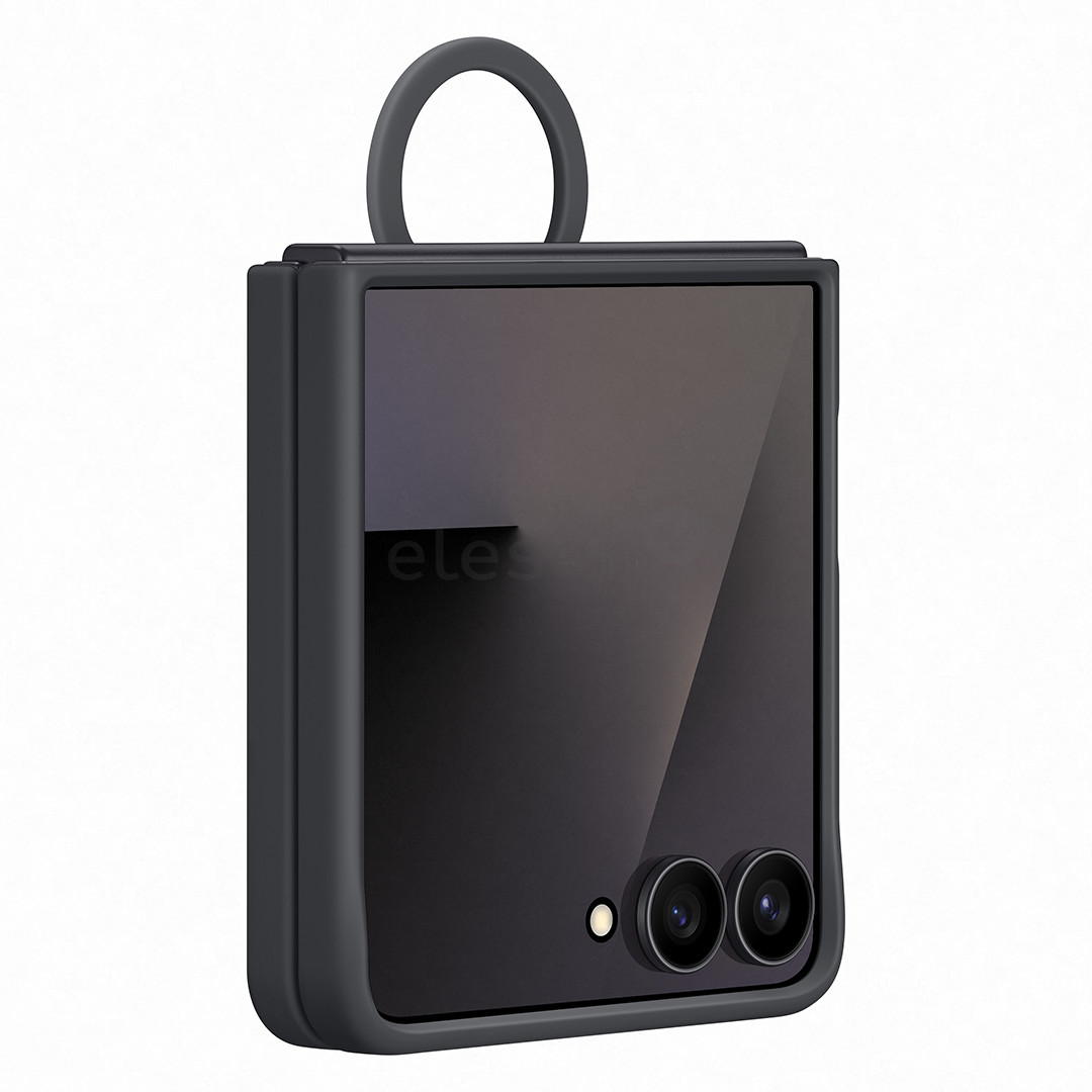 Samsung Silicone case, Galaxy Flip7, black - Case