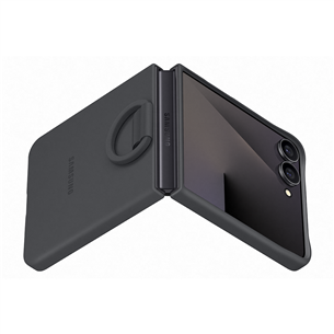 Samsung Silicone case, Galaxy Flip7, black - Case