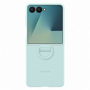 Samsung Silicone case, Galaxy Flip7, mint - Case EF-PF766TMEGWW