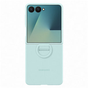 Samsung Silicone case, Galaxy Flip7, šviesiai žalias - Dėklas