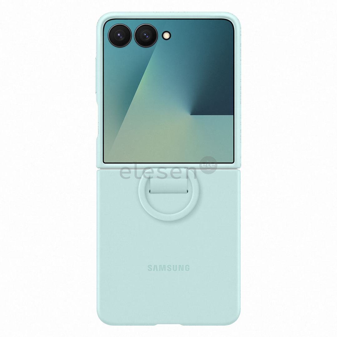 Samsung Silicone case, Galaxy Flip7, šviesiai žalias - Dėklas