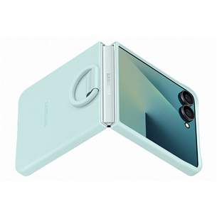 Samsung Silicone case, Galaxy Flip7, šviesiai žalias - Dėklas