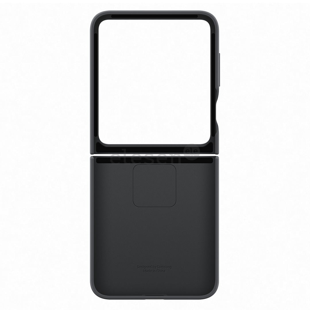 Samsung Silicone case, Galaxy Flip7 FE, juodas - Dėklas