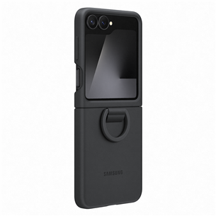 Samsung Silicone case, Galaxy Flip7 FE, juodas - Dėklas