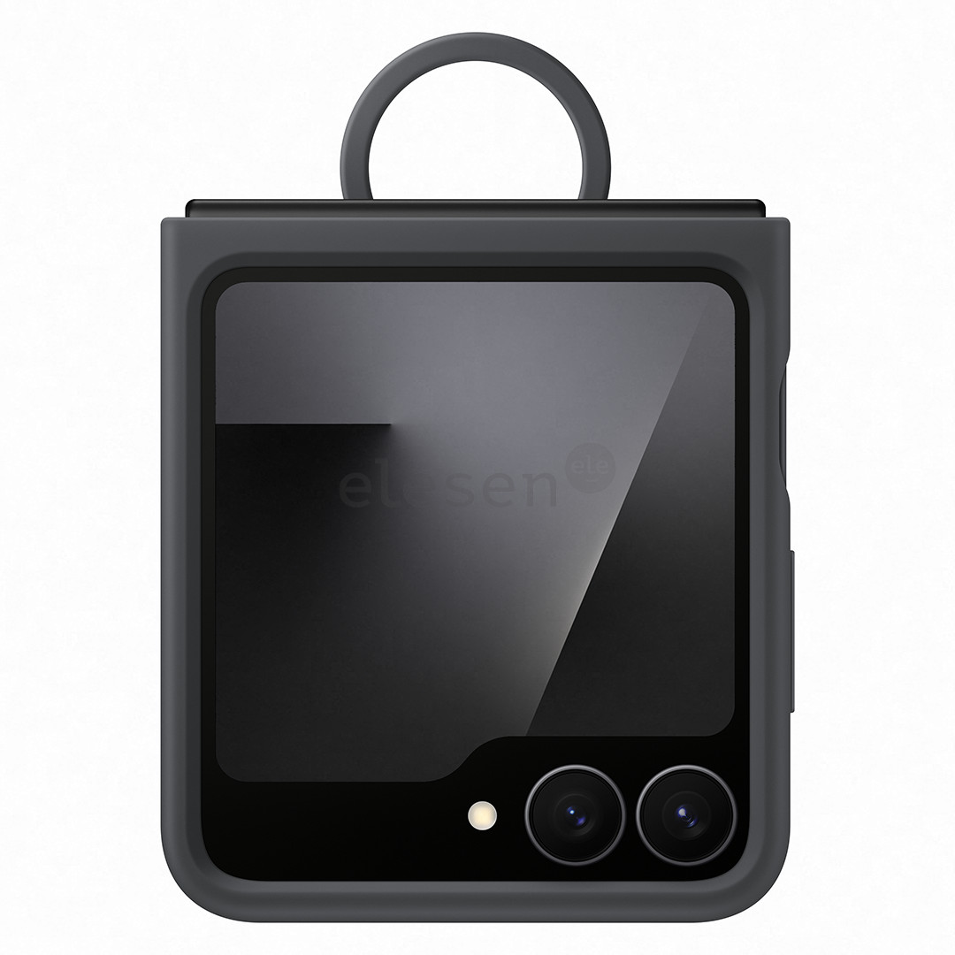 Samsung Silicone case, Galaxy Flip7 FE, juodas - Dėklas