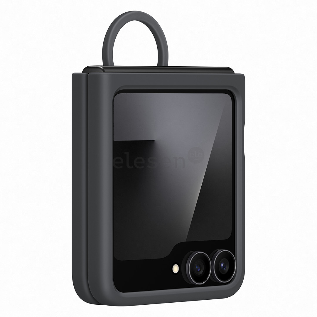 Samsung Silicone case, Galaxy Flip7 FE, juodas - Dėklas