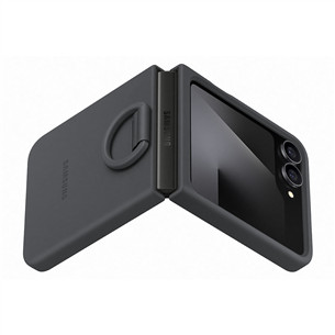 Samsung Silicone case, Galaxy Flip7 FE, juodas - Dėklas