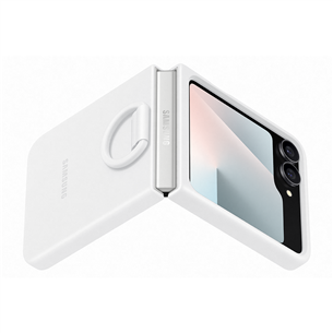 Samsung Silicone case, Galaxy Flip7 FE, white - Case
