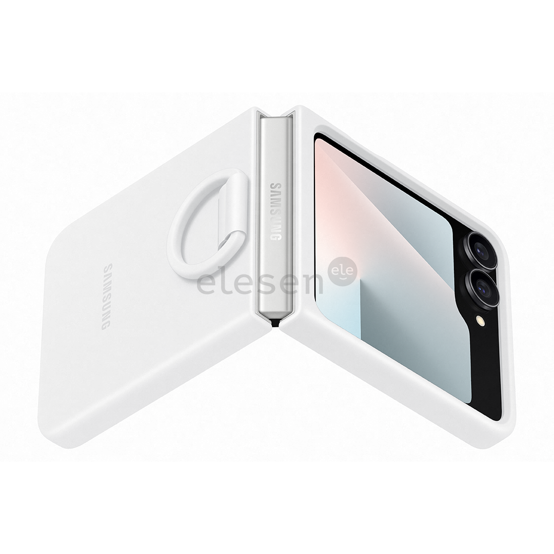 Samsung Silicone case, Galaxy Flip7 FE, white - Case