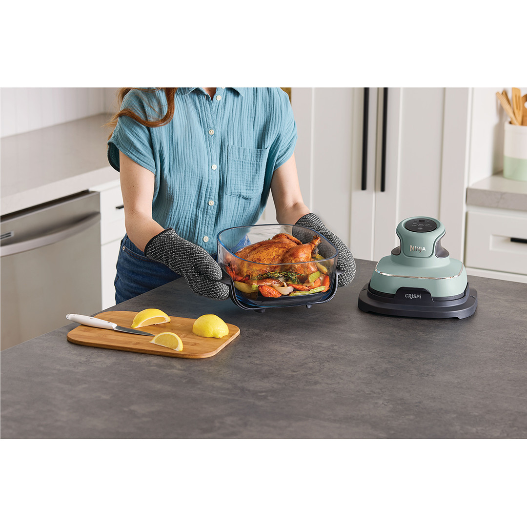 Ninja CRISPi 4 в 1, 1700 Вт, 3,8 л, зеленый - Портативный аэрогриль