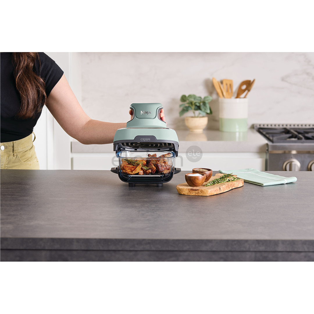 Ninja CRISPi 4 в 1, 1700 Вт, 3,8 л, зеленый - Портативный аэрогриль