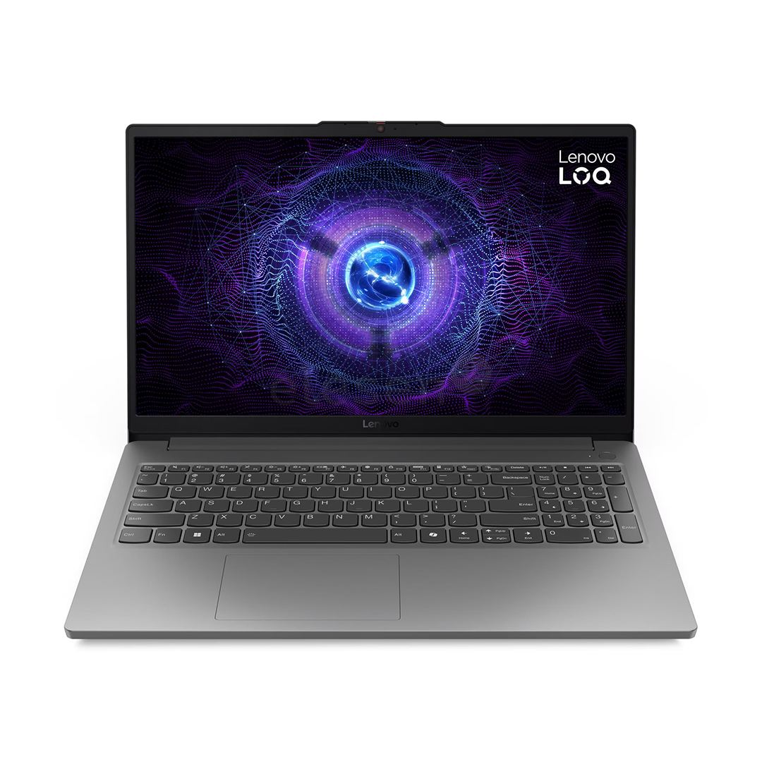 Lenovo LOQ 15IAX9E, 15,6'', 144 Hz, i5, 12 GB, 512 GB, RTX 3050, pilkas - Nešiojamasis kompiuteris