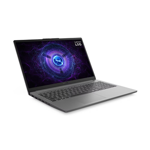 Lenovo LOQ 15IAX9E, 15,6'', 144 Hz, i5, 12 GB, 512 GB, RTX 3050, pilkas - Nešiojamasis kompiuteris