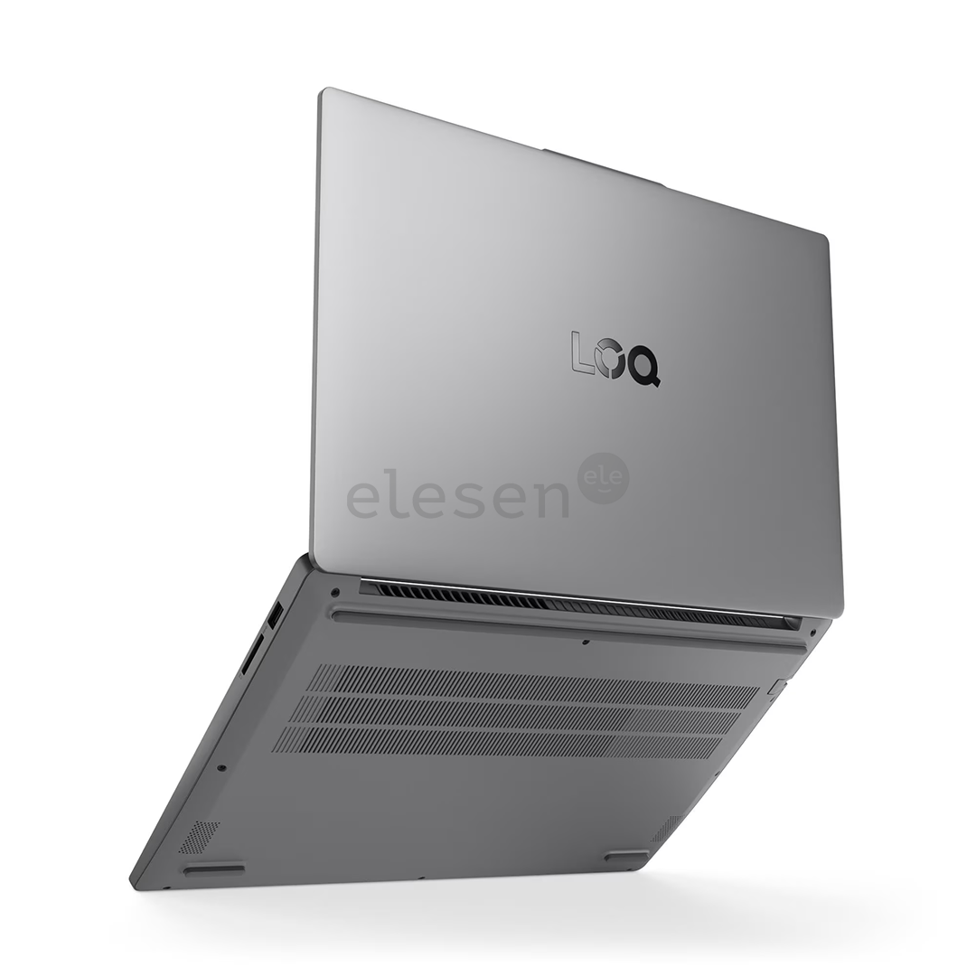 Lenovo LOQ 15IAX9E, 15,6'', 144 Hz, i5, 12 GB, 512 GB, RTX 3050, pilkas - Nešiojamasis kompiuteris