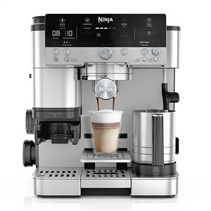 Ninja Luxe Café Premier, juodas/nerūdijančio plieno - Kavos aparatas ES601EU