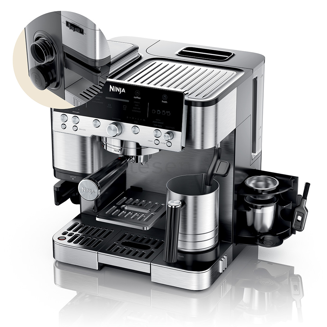 Ninja Luxe Café Premier, black/stainless steel - Espresso machine