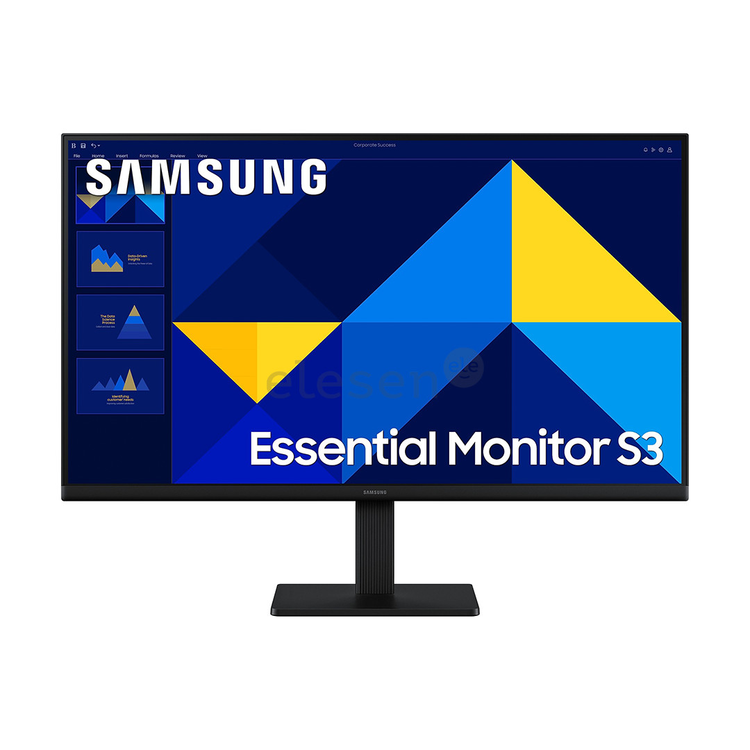 Samsung Essential S3, 27'', Full HD, IPS, juodas - Monitorius