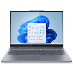 Lenovo IdeaPad 5 2-in-1 16IAL10, 16", WUXGA, Ultra 5, 16 GB, 512 GB, ENG, pilkas - Nešiojamas kompiuteris 83KS002BNT