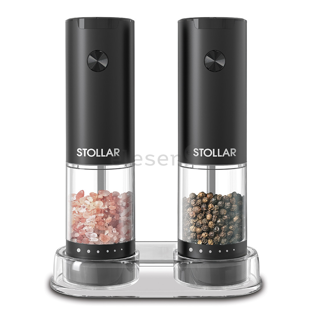 Stollar the Salt & Pepper, black - Salt and pepper grinder