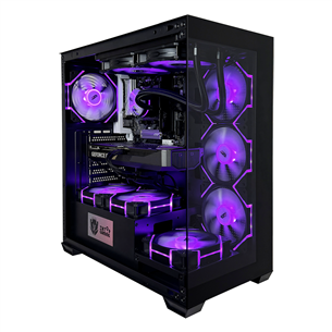 Intop Gaming R7 Aqua, Ryzen 7, 32 GB, 1 TB, RTX 5070, juodas - Stacionarus kompiuteris ER097421