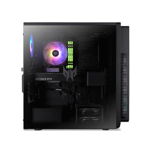 Acer Predator Orion 5000, Ultra 7, 64 GB, 4 TB, RTX 5070, juodas - Stacionarus kompiuteris