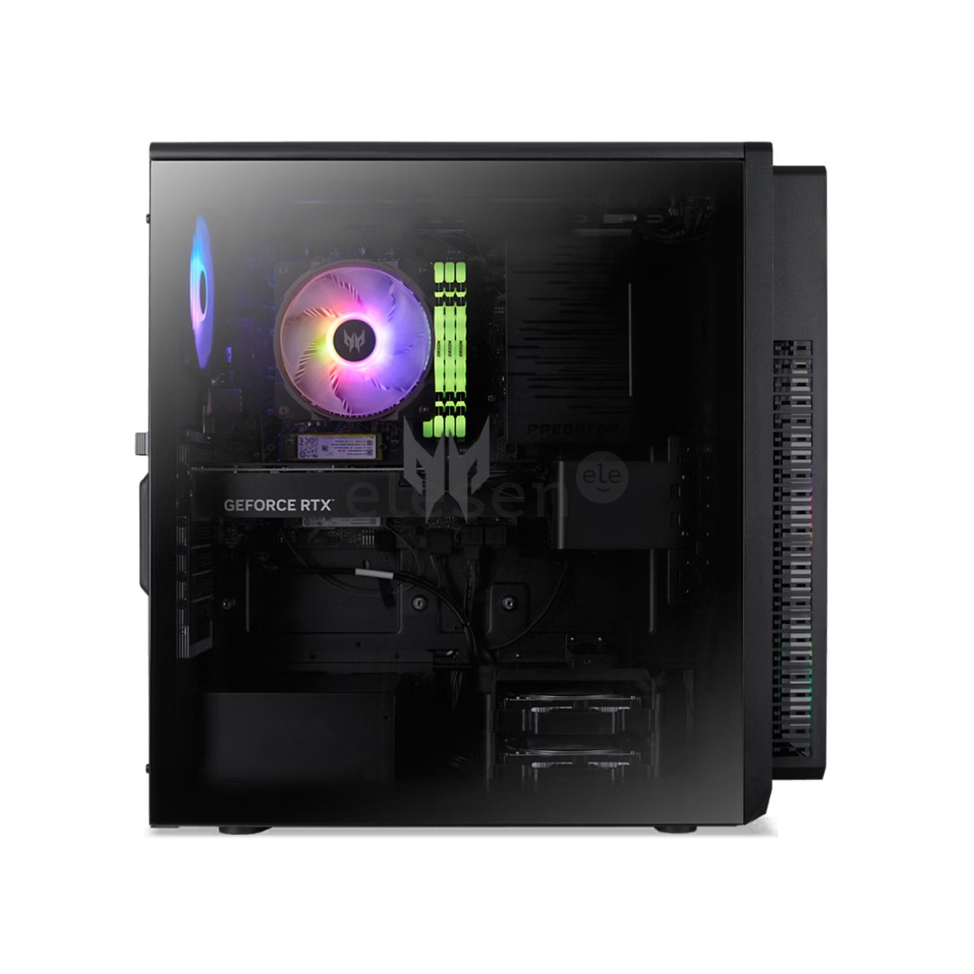 Acer Predator Orion 5000, Ultra 7, 64 GB, 4 TB, RTX 5070, juodas - Stacionarus kompiuteris