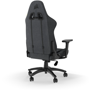 Corsair TC100 Relaxed Fabric, juoda/pilka - Žaidimų kėdė