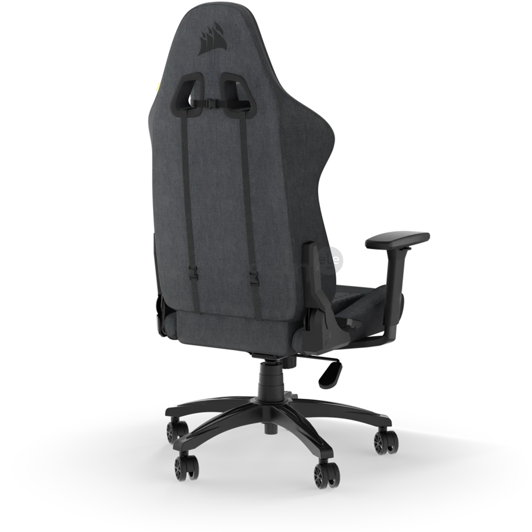 Corsair TC100 Relaxed Fabric, juoda/pilka - Žaidimų kėdė