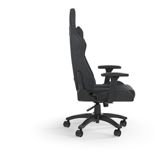 Corsair TC100 Relaxed Fabric, juoda/pilka - Žaidimų kėdė