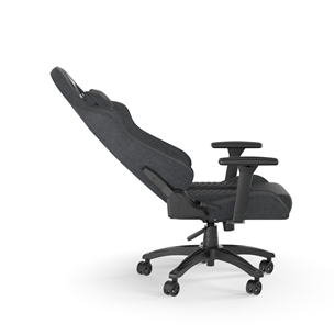 Corsair TC100 Relaxed Fabric, juoda/pilka - Žaidimų kėdė