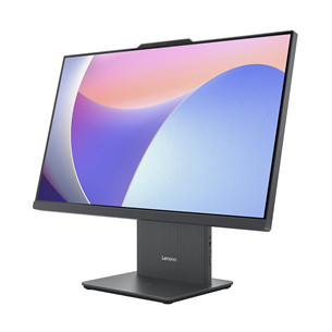 Lenovo IdeaCentre AIO 24ARR9, 23.8'', FHD, 100 Hz, Ryzen 5, 16 GB, 512 GB, pilkas - Stacionarus kompiuteris