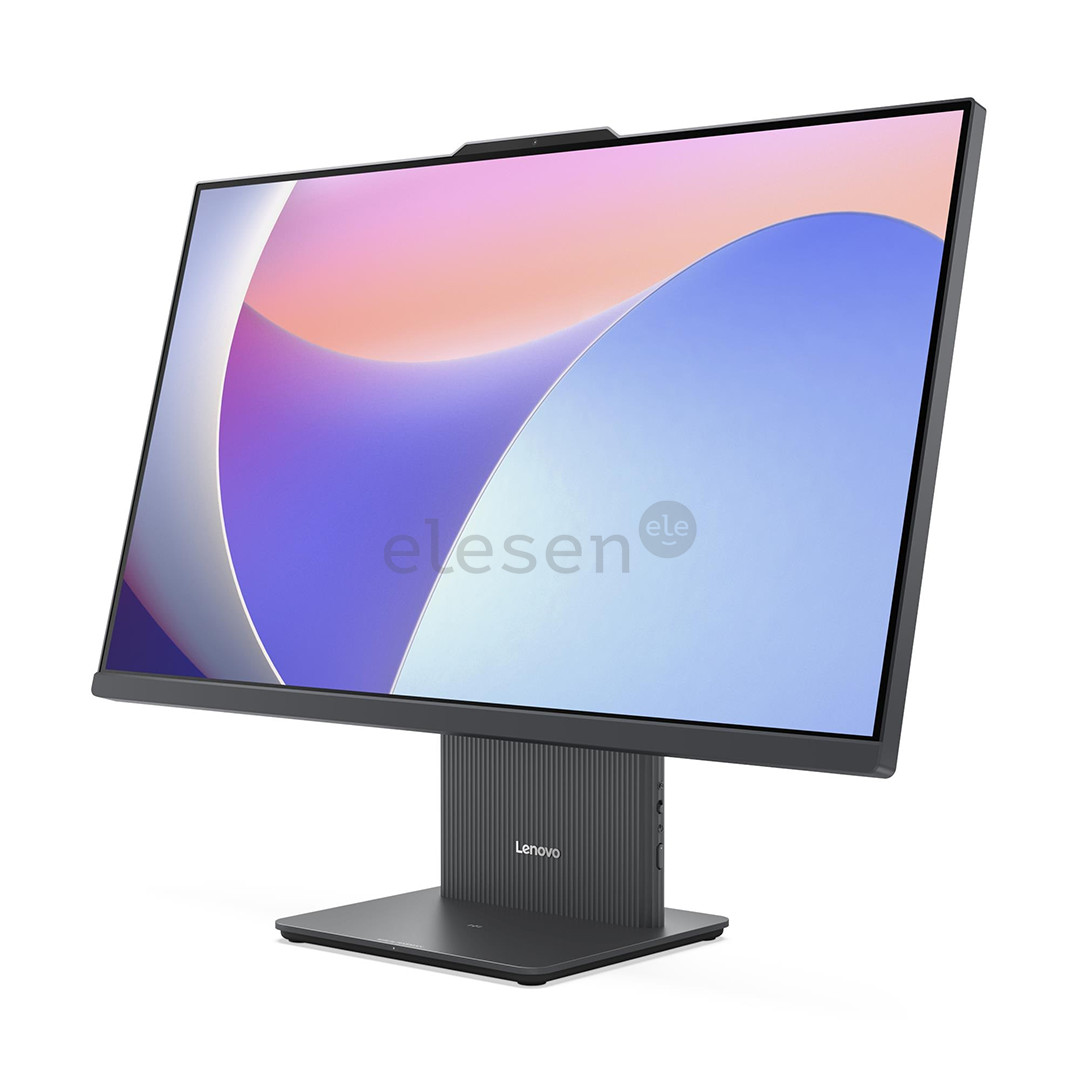Lenovo IdeaCentre AIO 27ARR9, 27'', FHD, 100 Hz, Ryzen 5, 16 GB, 512 GB, pilkas - Stacionarus kompiuteris