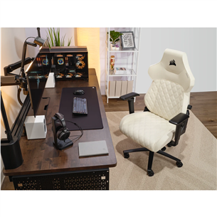 Corsair TC500 LUXE Fabric, белый - Игровой стул