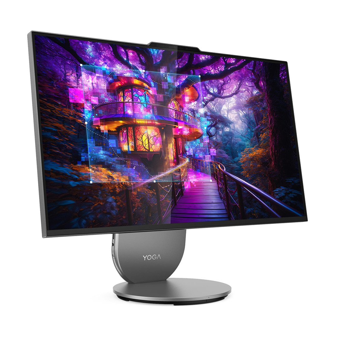 Lenovo Yoga AIO 27IAH10, 27'', QHD, IPS, 120 Hz, Ultra 7, 16 GB, 1 TB, pilkas - Stacionarus kompiuteris