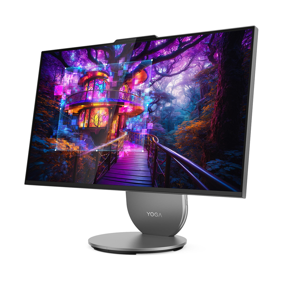 Lenovo Yoga AIO 27IAH10, 27'', QHD, IPS, 120 Hz, Ultra 7, 16 GB, 1 TB, pilkas - Stacionarus kompiuteris
