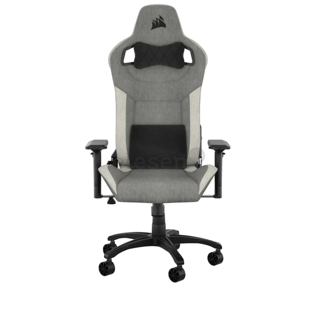 Corsair T3 RUSH Fabric, серый/белый - Игровой стул