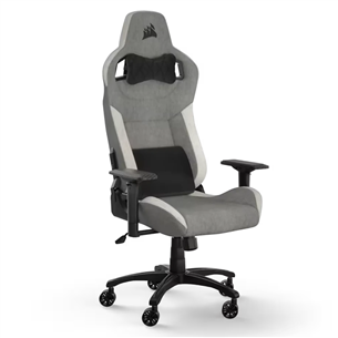 Corsair T3 RUSH Fabric, серый/белый - Игровой стул