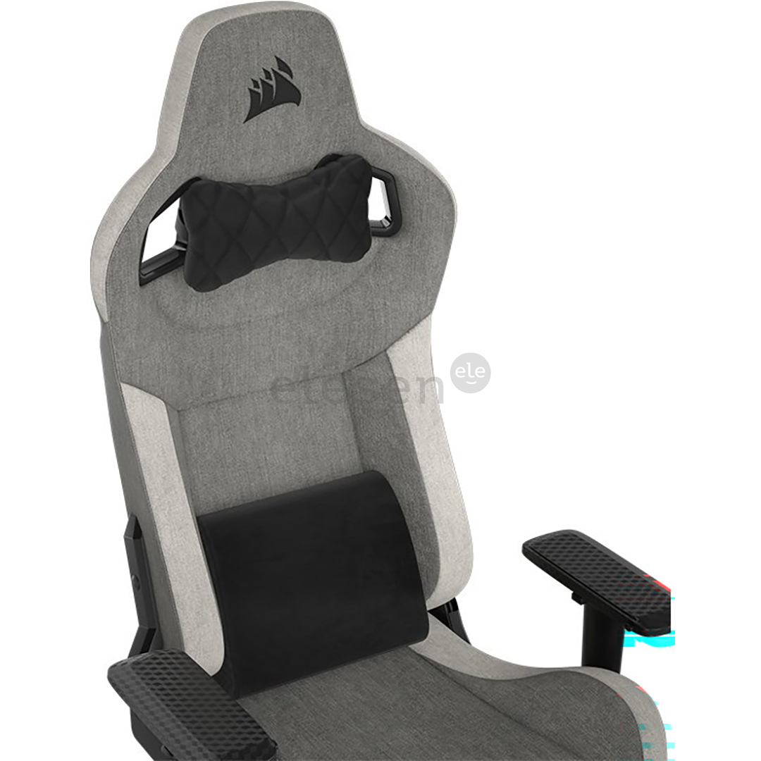 Corsair T3 RUSH Fabric, серый/белый - Игровой стул
