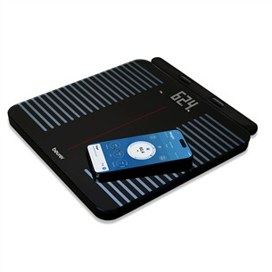 Beurer, WiFi, black - Diagnostic bathroom scale