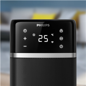Philips 5000 series, 2000 W, tamsiai pilkas/juodas - Bokštinis keramikinis šildytuvas