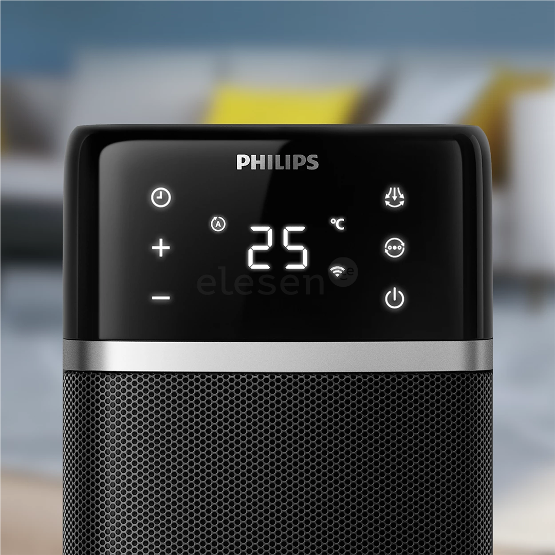 Philips 5000 series, 2000 W, tamsiai pilkas/juodas - Bokštinis keramikinis šildytuvas