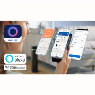 Philips 5000 series, 2000 W, tamsiai pilkas/juodas - Bokštinis keramikinis šildytuvas