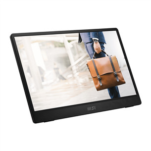 MSI PRO MP161 E2U, 15,6'', Full HD, juodas - Monitorius
