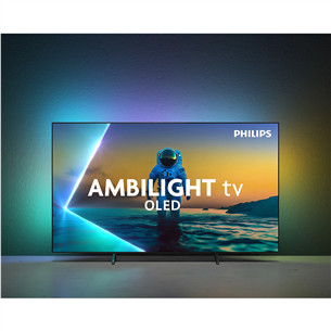 Philips OLED820, 77'', 4K UHD, OLED, темно-серый - Телевизор