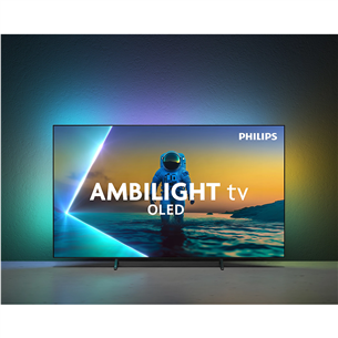 Philips OLED820, 77'', 4K UHD, OLED, tamsiai pilkas - Televizorius