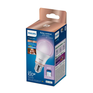 Philips WIZ Full Color Smart LED Bulb, E27, white - LED light