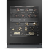 Miele, 32 buteliai, aukštis 82 cm, juodas - Įmontuojamas vyno šaldytuvas