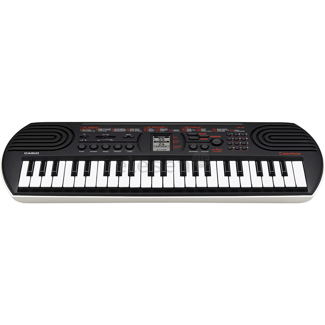 Casio SA-81, 44-keys, black - Mini Synthesizer