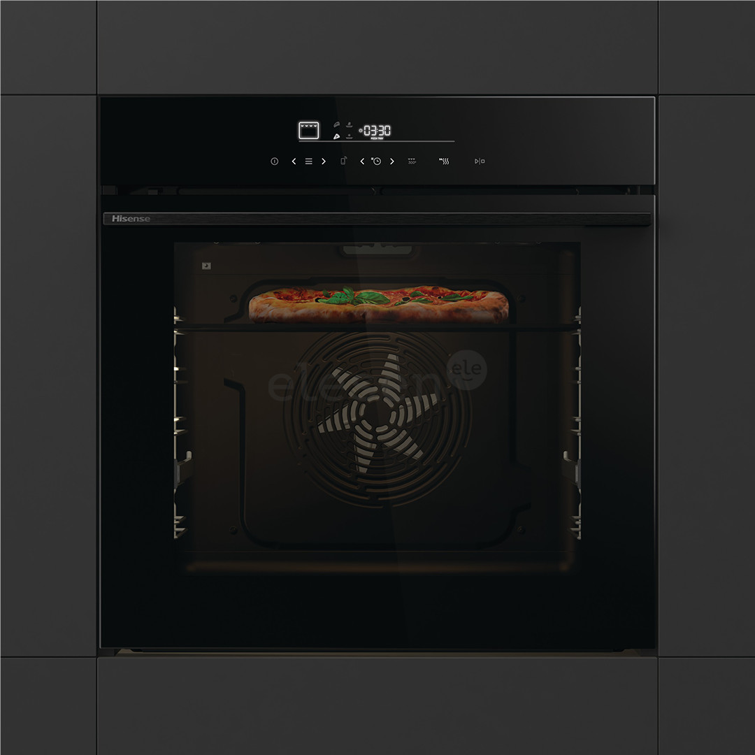 Hisense, 77 L, pirolizė, juoda - Įmontuojama orkaitė